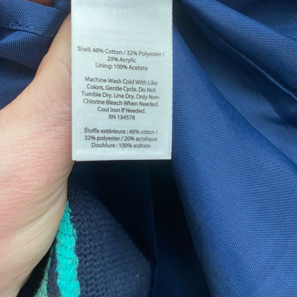 Vineyard Vines Striped Jaquard Shift Dress - Picture 8 of 8